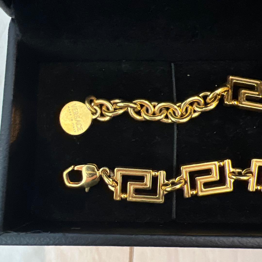 Versace グレカネックレス　ゴールド