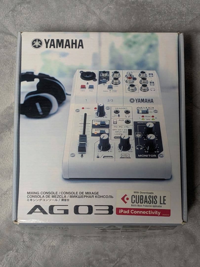 【美品】YAMAHA AG03ウェブキャスティングミキサー