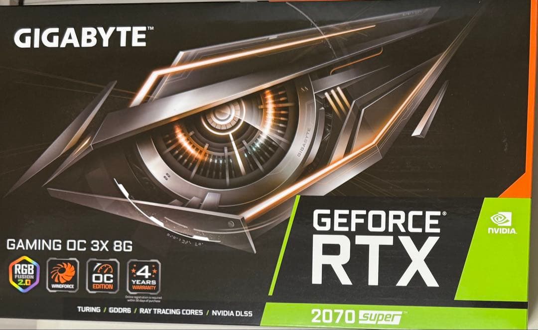 グラフィックボード・グラボ・ビデオカード GIGABYTE RTX2070SUPER 8GB