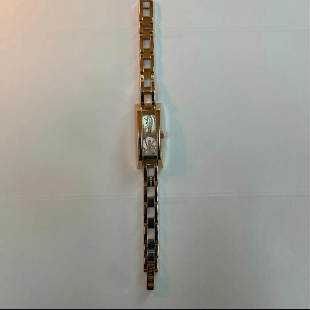 グッチGUCCI.110Gゴールド腕時計(新品電池稼働品)