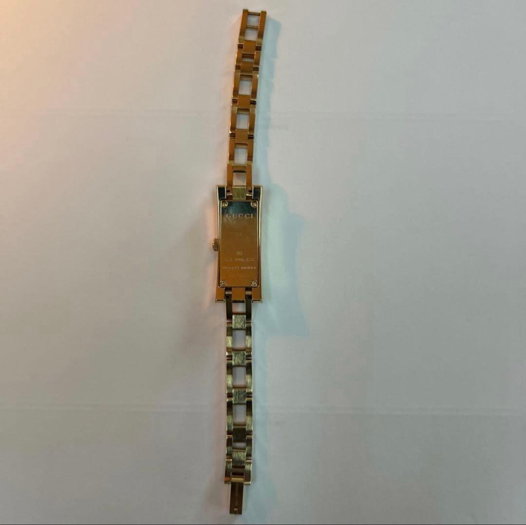 グッチGUCCI.110Gゴールド腕時計(新品電池稼働品)