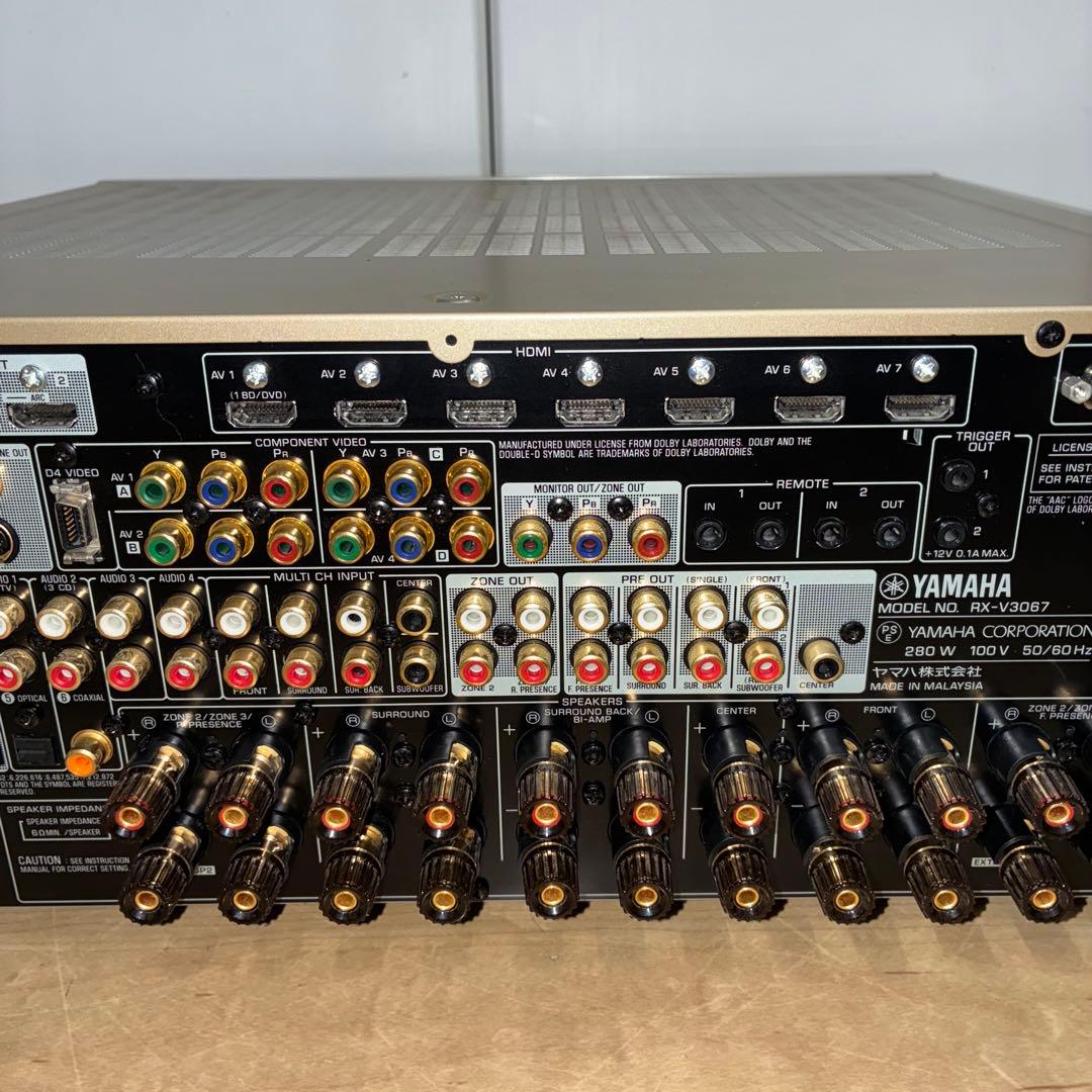 【美品】YAMAHA AVレシーバー RX-V3067定価24万 ヤマハ