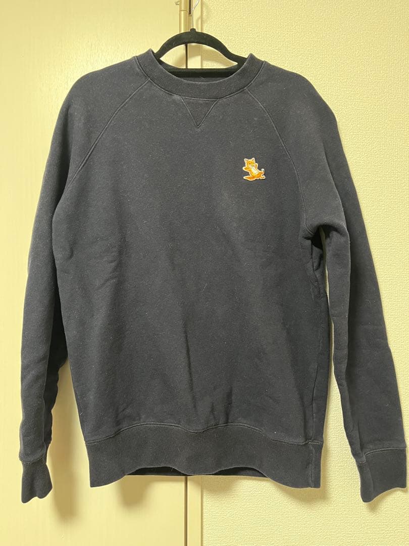 メゾンキツネ　トレーナー　紺　スウェット　L