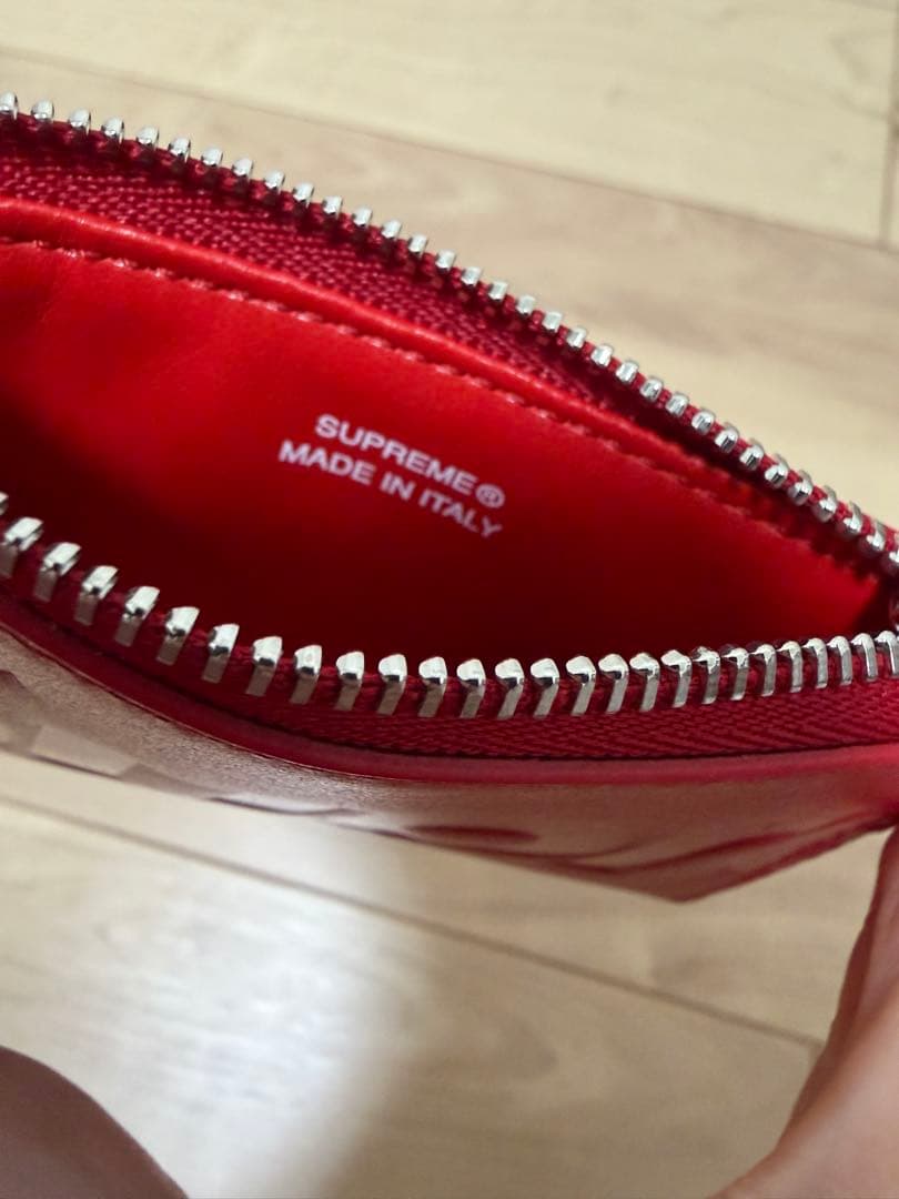 しょう様 新品Supreme レザー ケース レッド