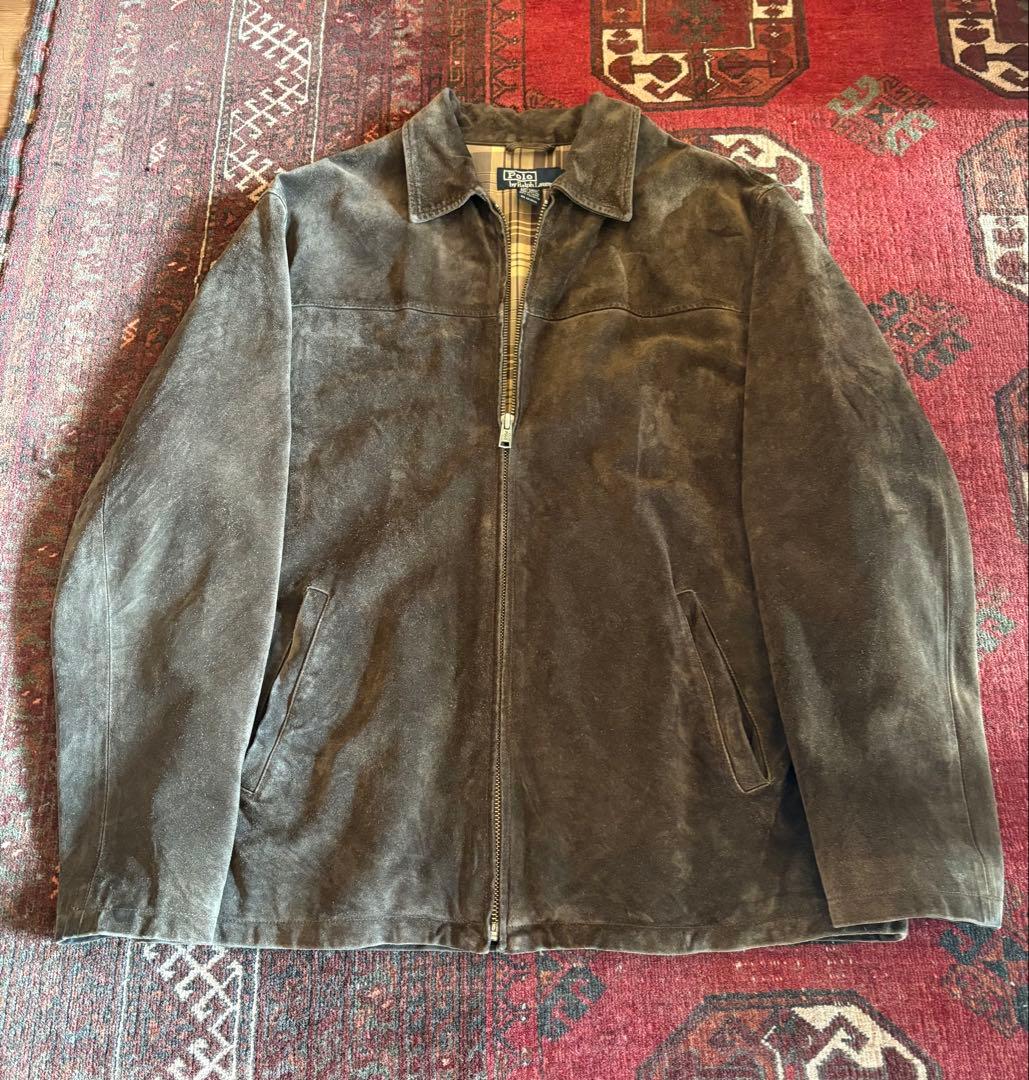 【90s】Polo Ralph Lauren レザー スエードジャケット RRL