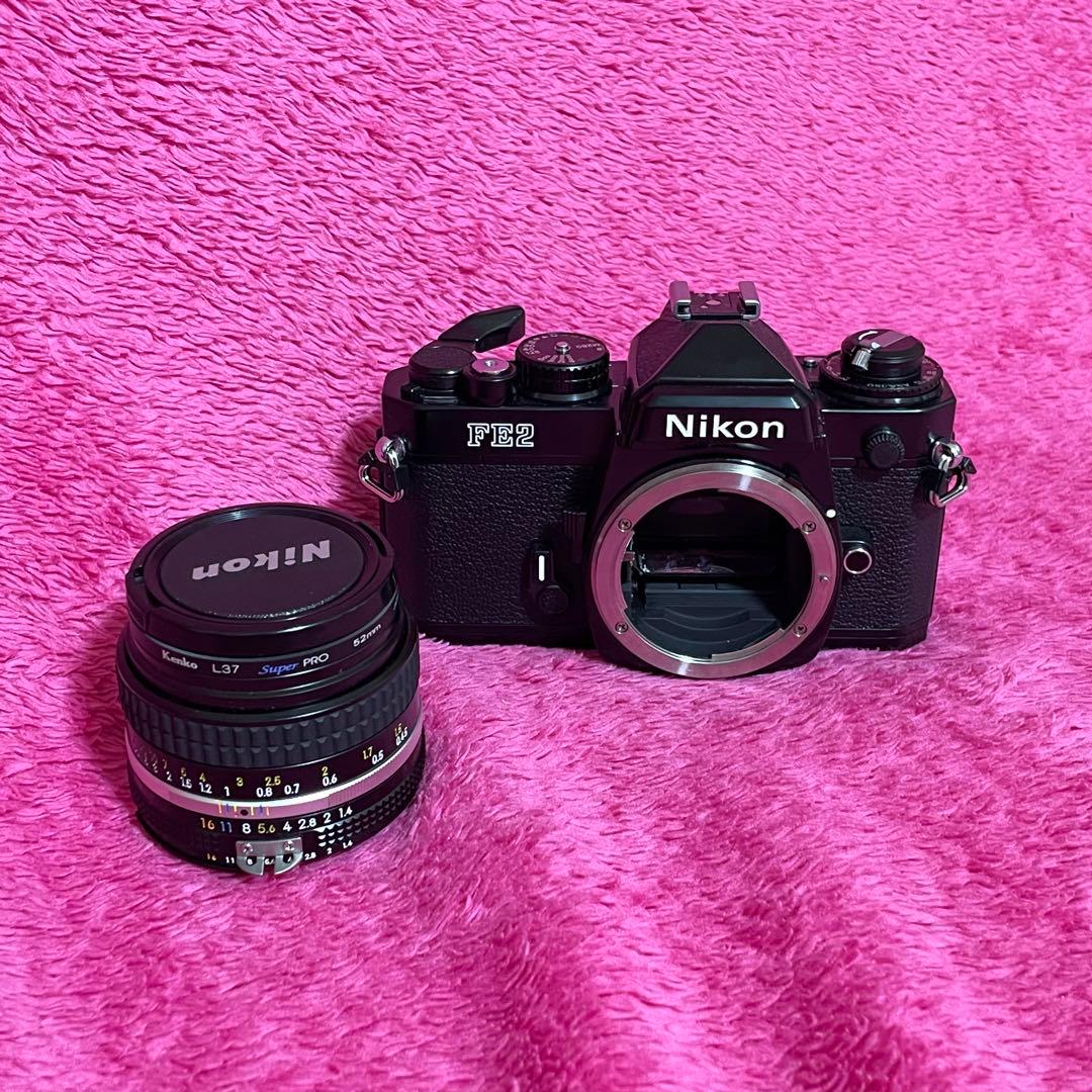 Nikon FE2 一眼レフカメラとレンズセット