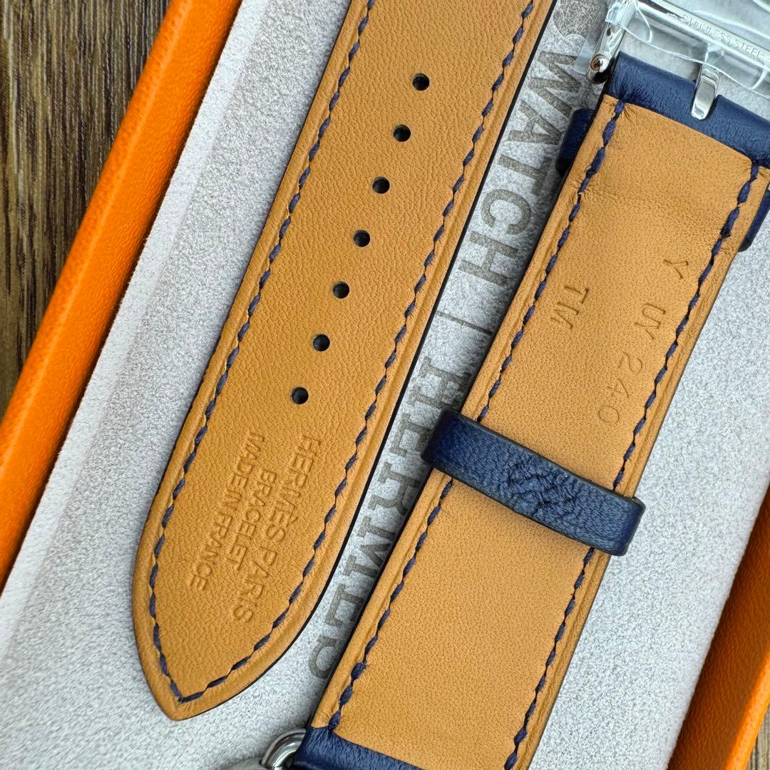 2229 未使用　Apple Watch エルメス　ネイビー　HERMES