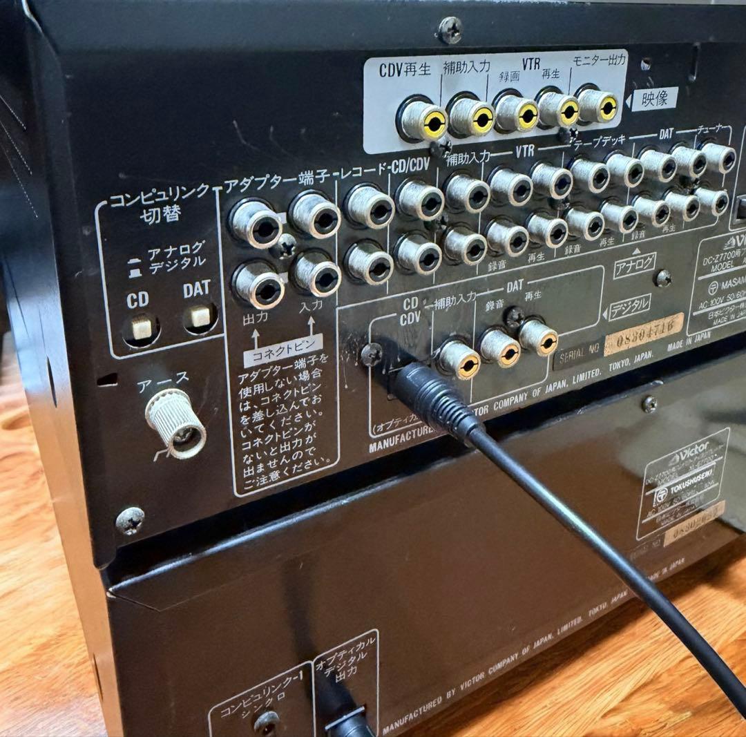 Victor XL-E7700 CDプレーヤー DC-Z7700 プリアンプ