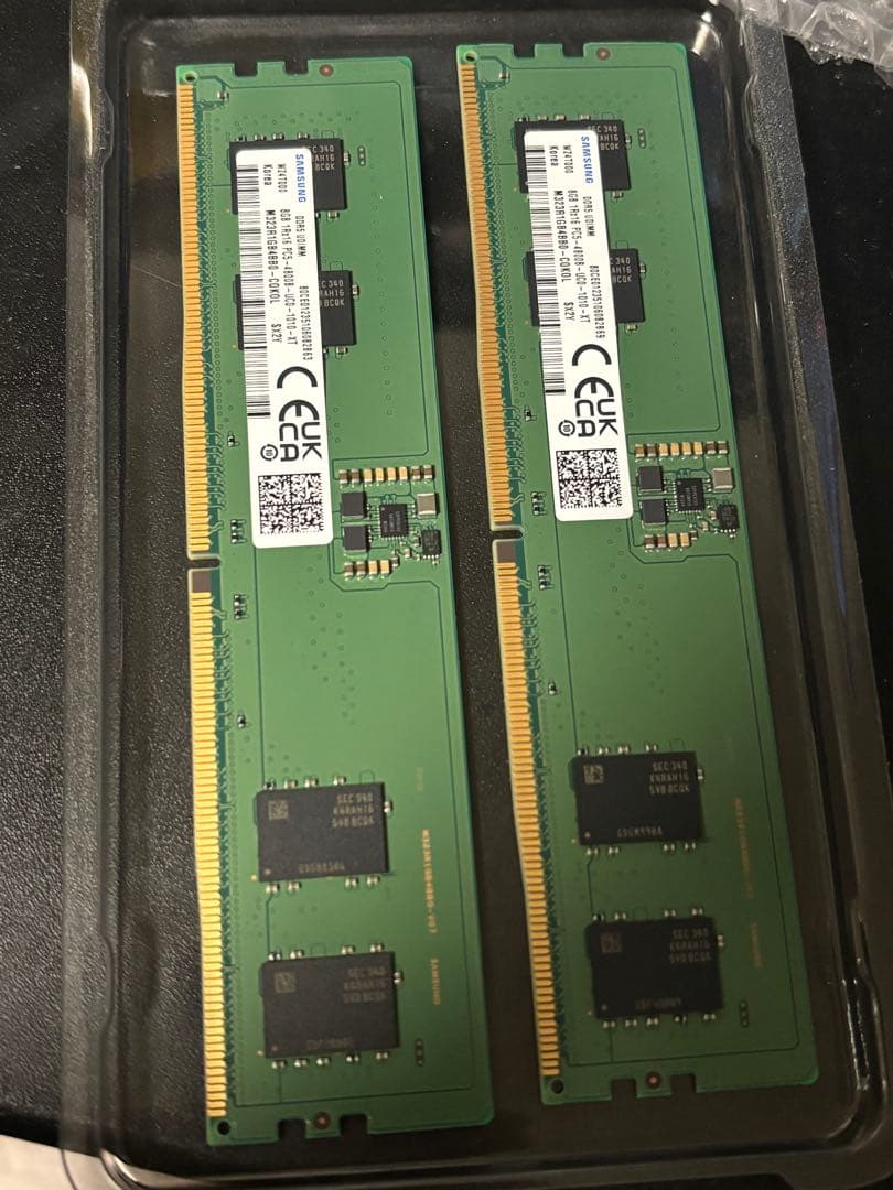 Samsung DDR5 16GB (8GBx2)メモリ 4800MHz
