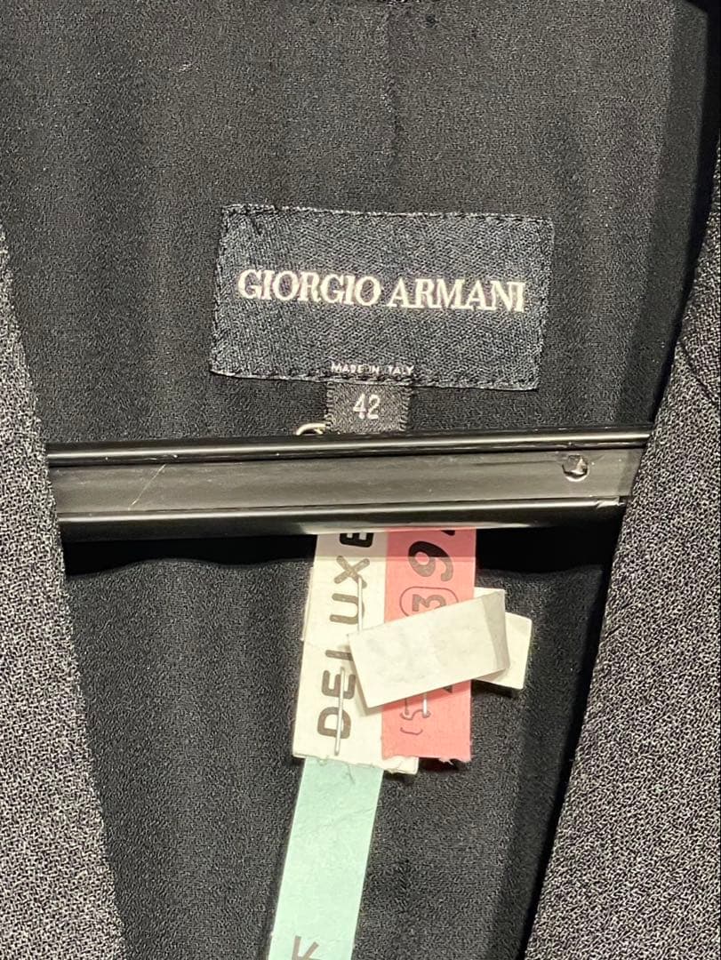 2001年製 ジョルジオアルマーニ 黒ラベル セットアップ スーツ 42