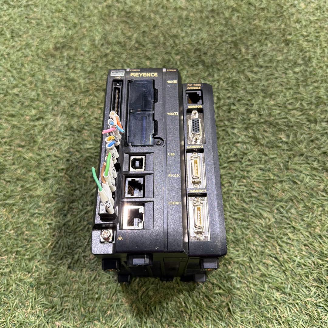 中古 KEYENCE CV-5000 デジタル画像センサ/コントローラ 動作保証