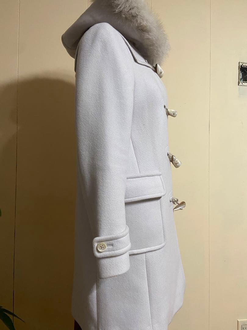 シップス 即完売　ファーダッフルコート