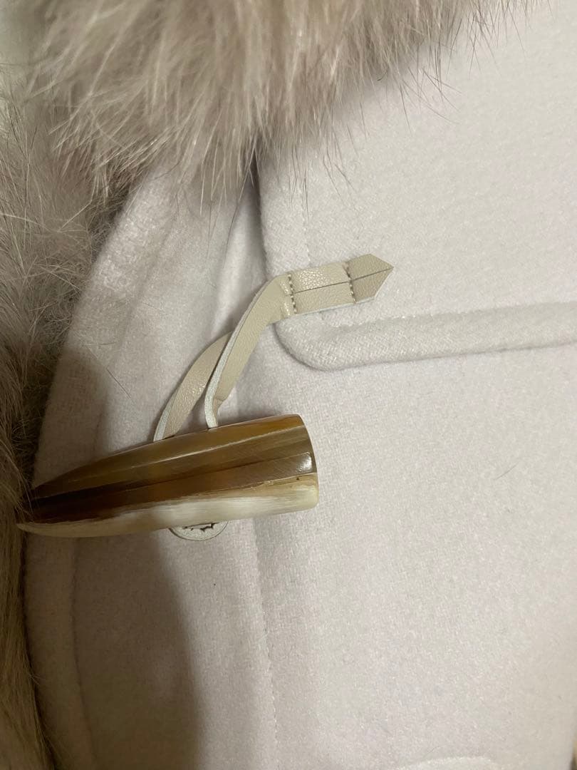 シップス 即完売　ファーダッフルコート