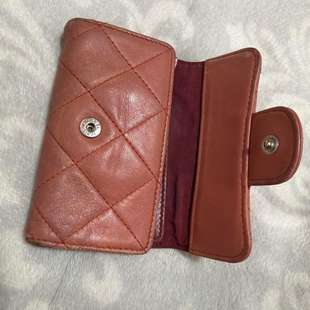 CoCo 志乃 CHANEL キーケース サーモンピンク