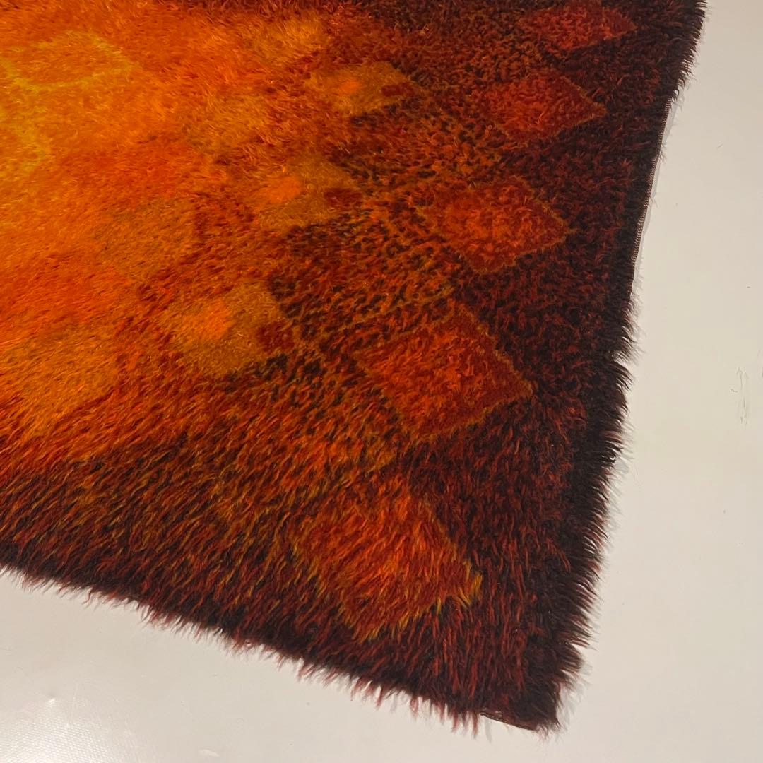 60s 70s ヴィンテージラグ スペースエイジ ミッドセンチュリー DESSO