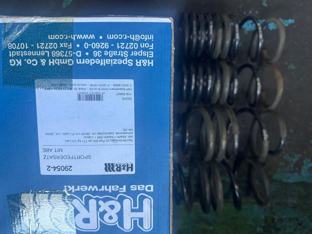 H&R ローダウンスプリングセット 29694-2