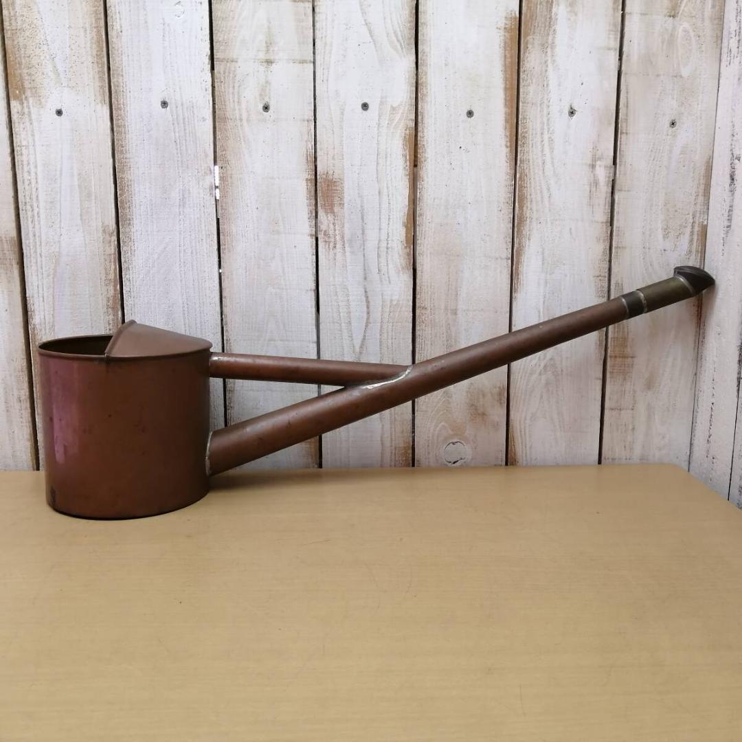 銅製　ジョウロ　如雨露　盆栽　水やり　ガーデニング　園芸　アンティーク