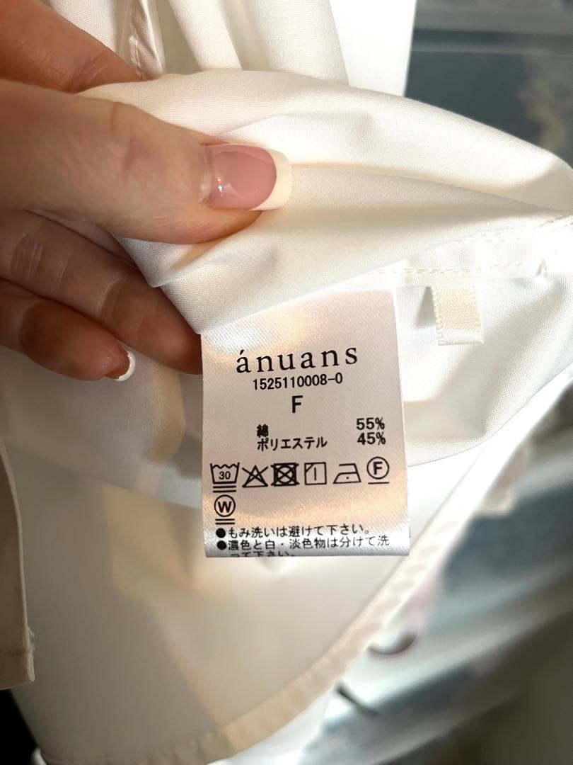 anuans アクセディティールシャツ
