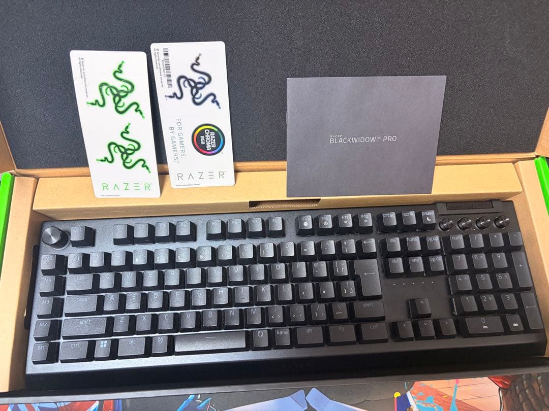 キーボード Razer BlackWidow v4 Pro Green Switch