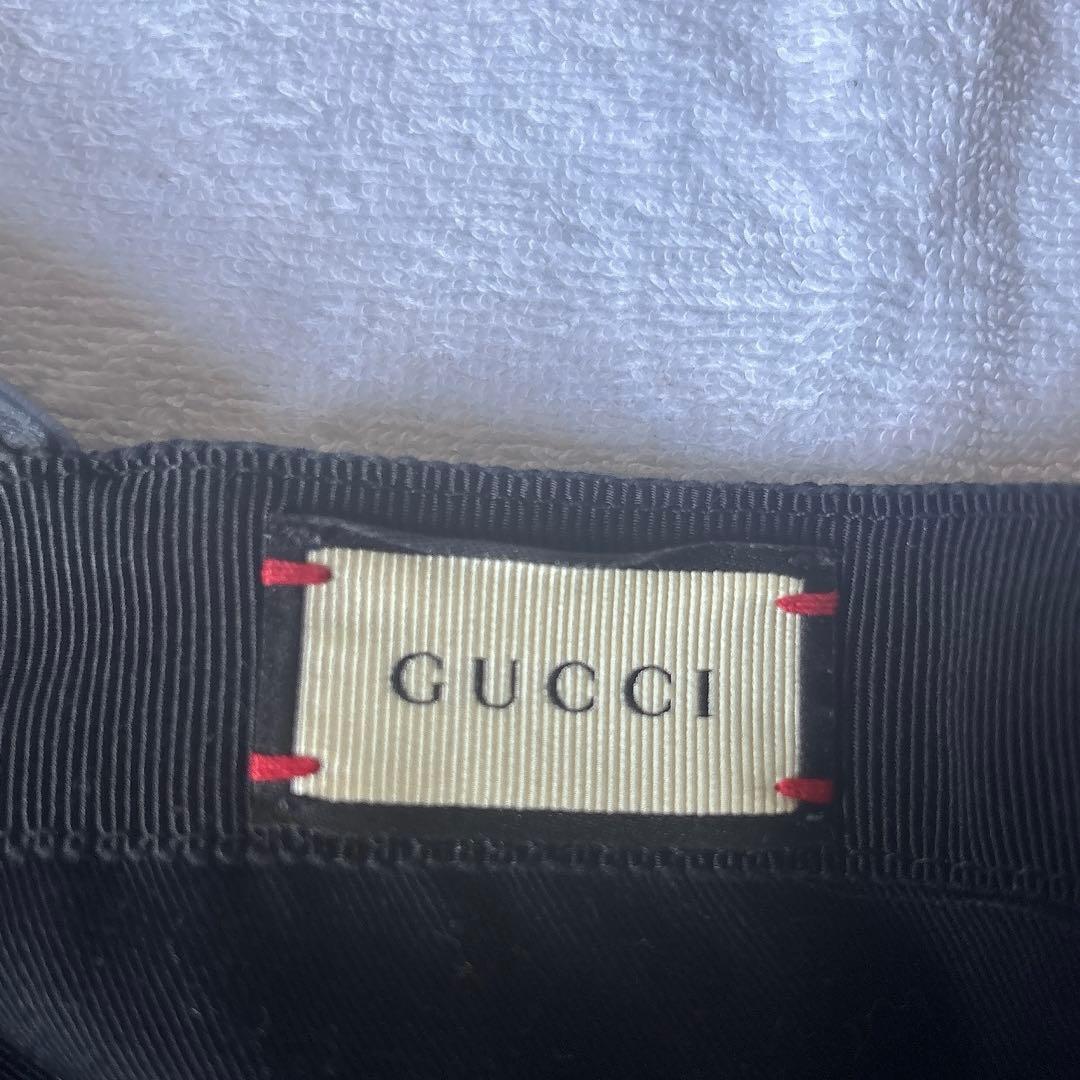 Gucci ブラック GGベースボールキャップ S