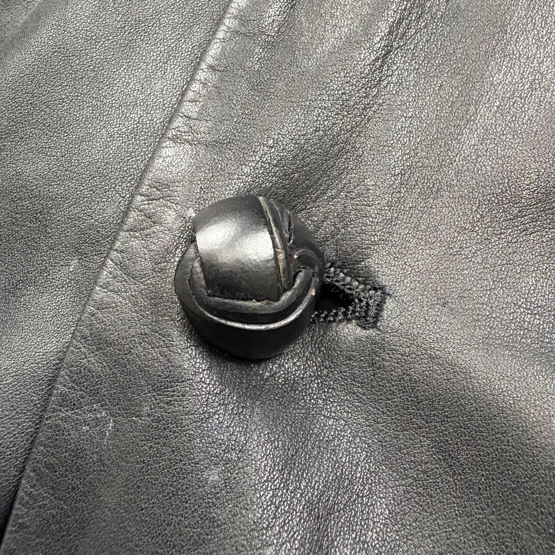 ✨超希少✨シシ　オールレザー　トレンチコート　ベルト　ロング丈　羊革　Mサイズ