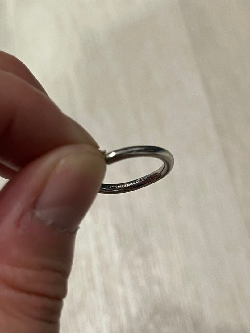 CELINE ノットスモールフープピアス　片耳　シルバー　セリーヌ