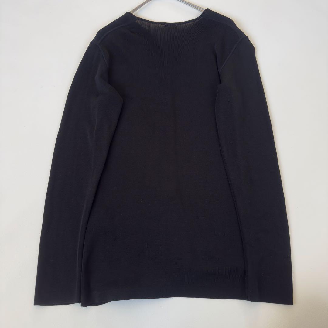 24年　美品　エディットフォールル abc ロングカーディガン　ブラック　黒