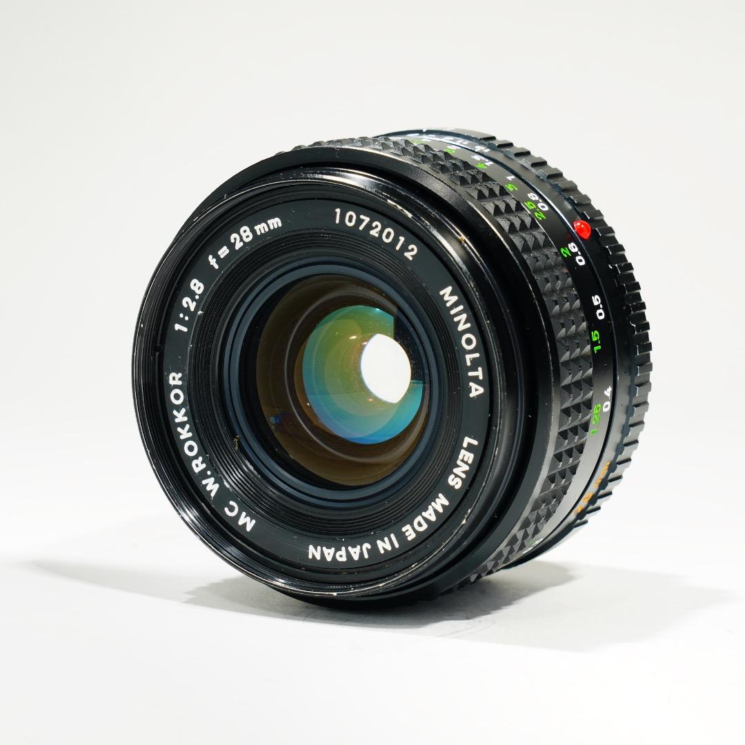 【美品】動作◎ ミノルタ MC W.ROKKOR 28mm F2.8 012