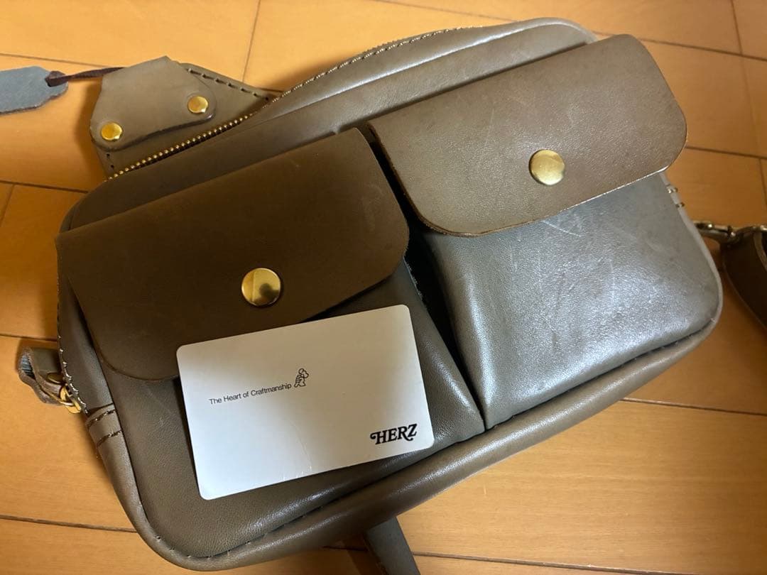 HERZチェストバッグF-10【限定色・アイビーグレー】