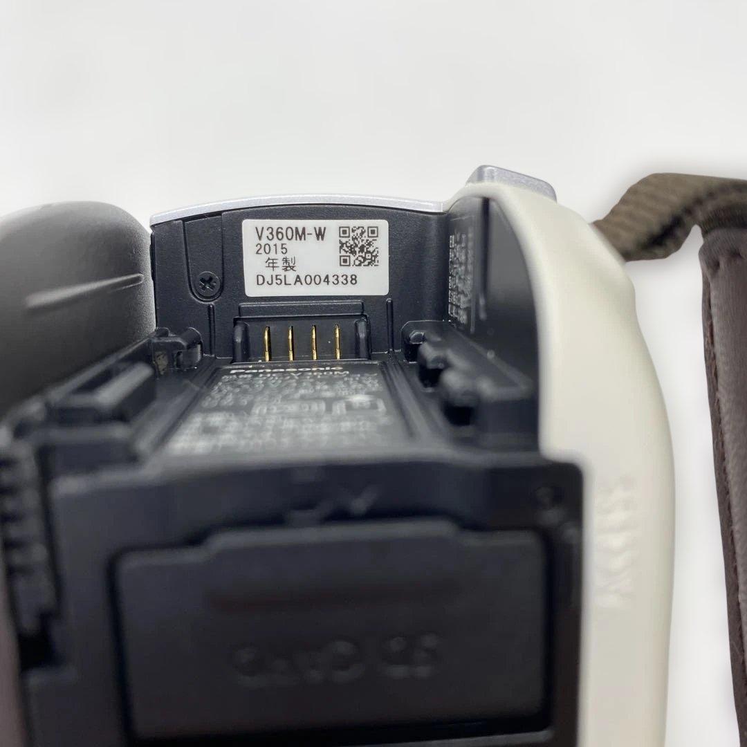 パナソニック HDビデオカメラ V360M ホワイト HC-V360M-W