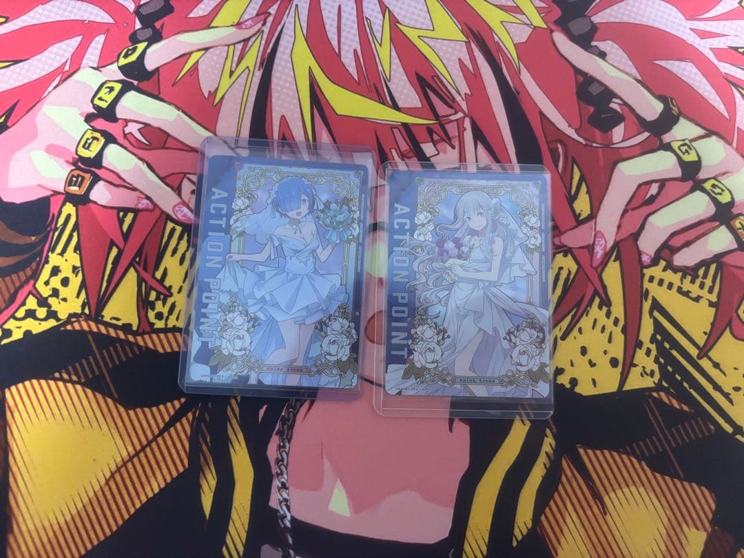 ユニオンアリーナ リゼロ 花嫁レム 花嫁エミリア アクションポイント セット