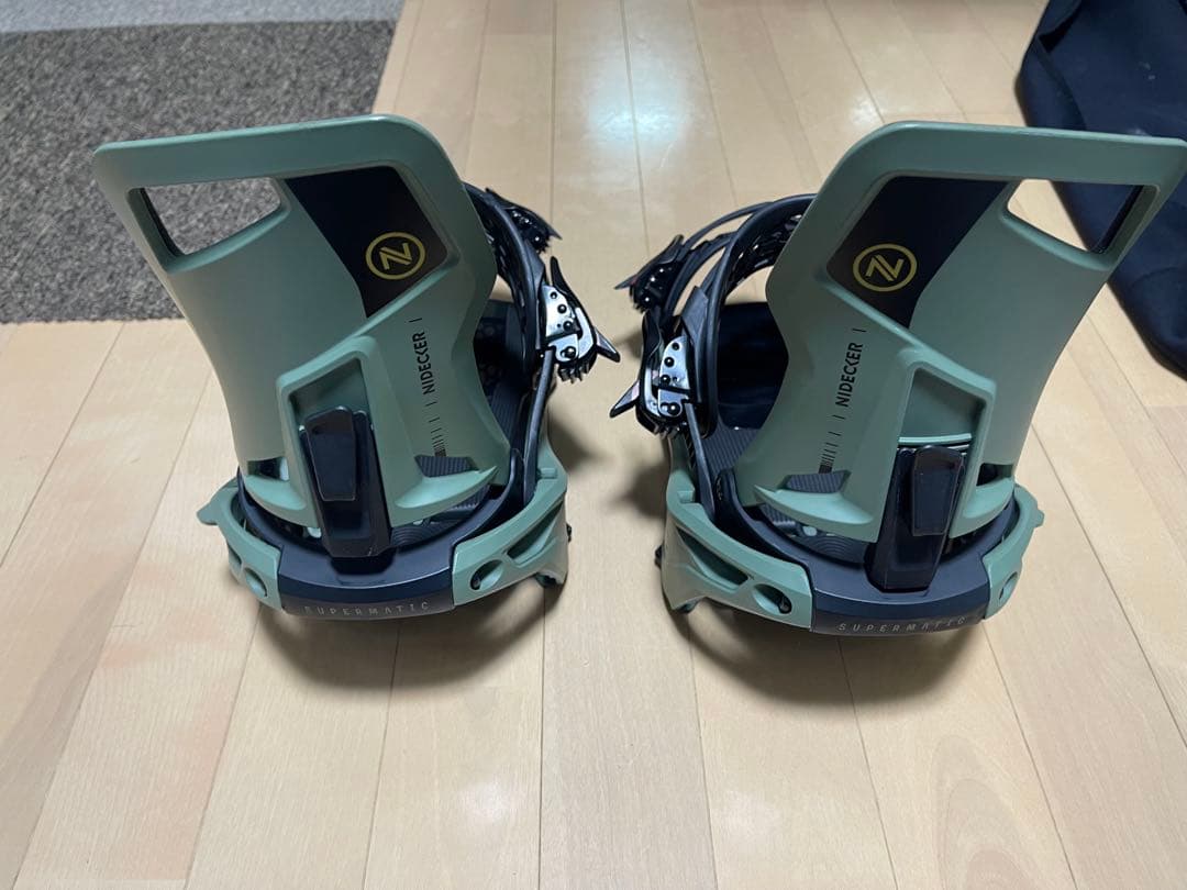 NIDECKER スノーボード ビンディング グリーン　Lサイズ