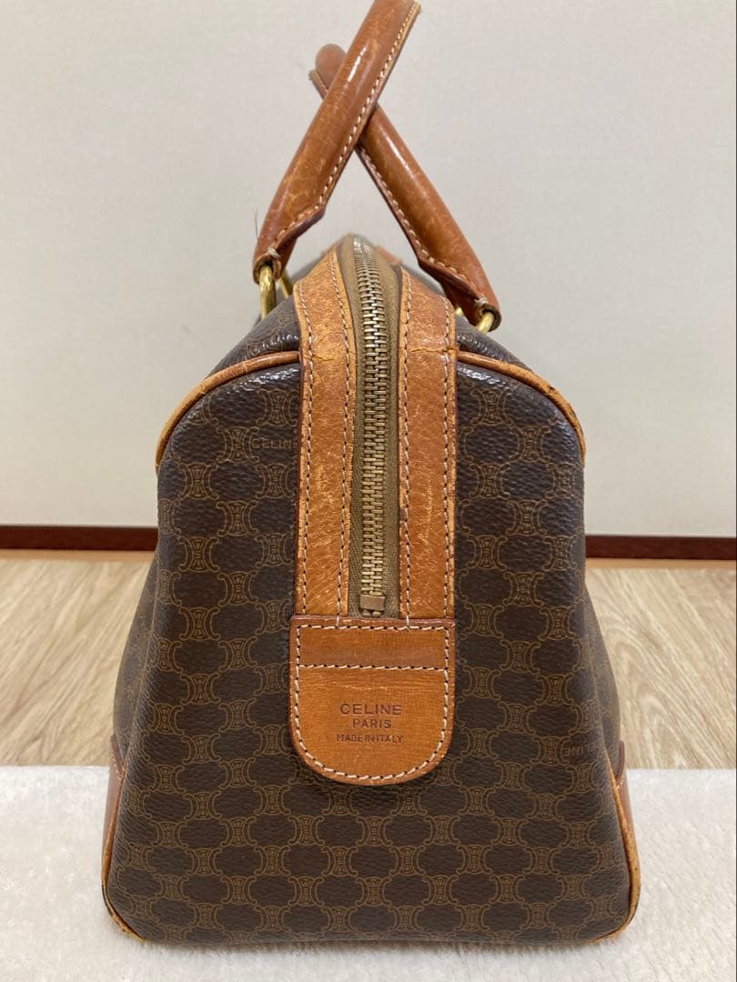セリーヌ CELINE ボストンバッグ マカダム柄