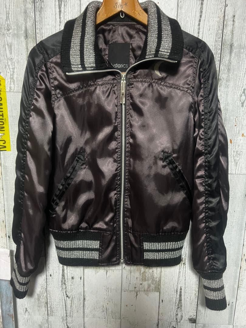 00s HYSTEIC GLAMOUR ガール 刺繍 短丈 スカジャン ムーン