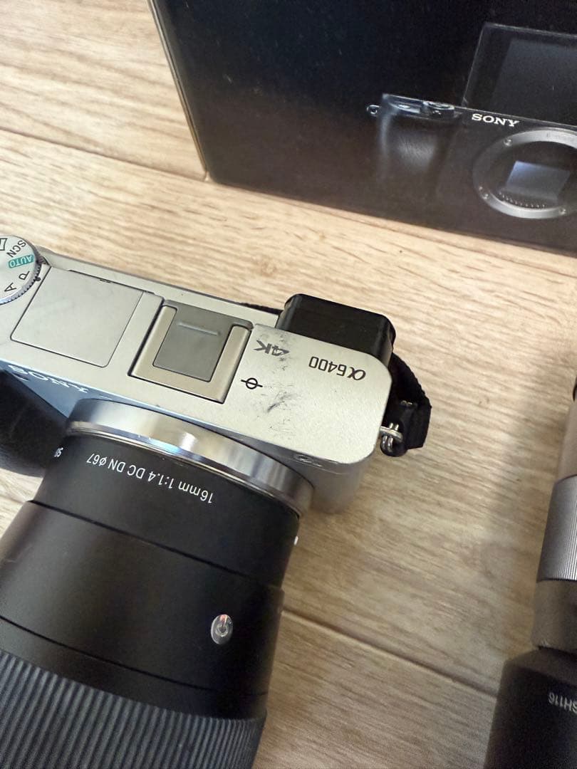 中古SONY α6400 + SIGMA&ソニーレンズセット ミラーレス一眼
