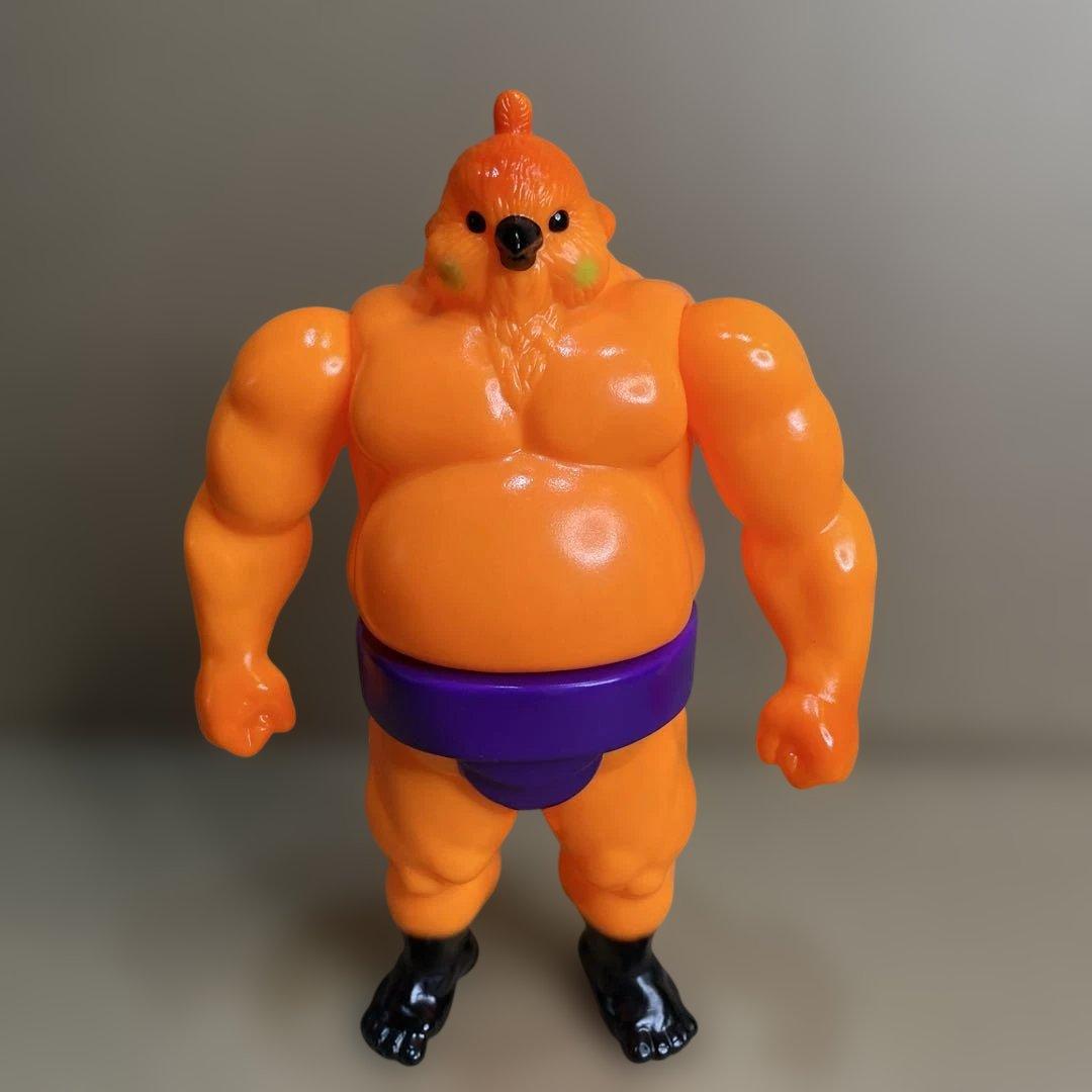 かけるり 雀力士 GID 蓄光 ソフビ