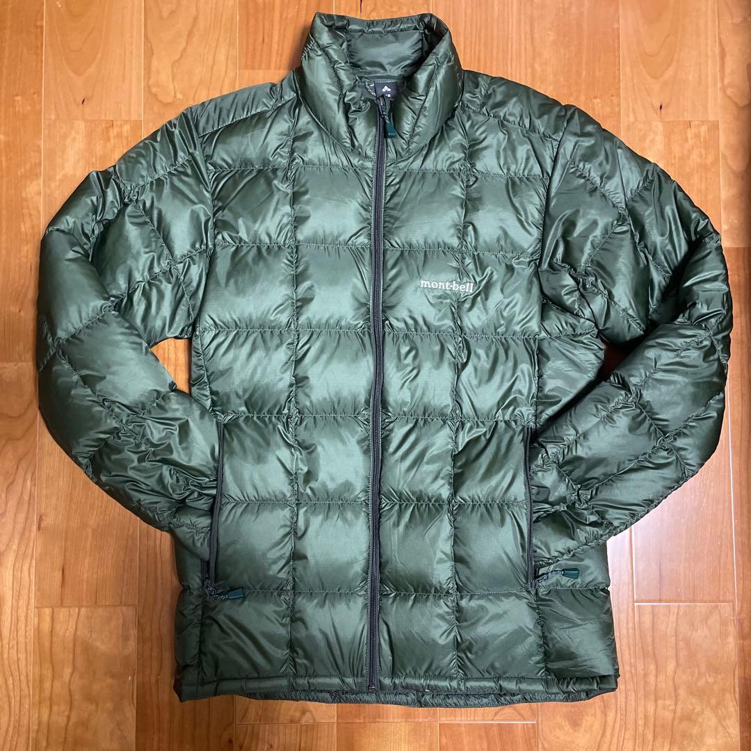 montbell XS オリーブグリーン ダウンジャケット
