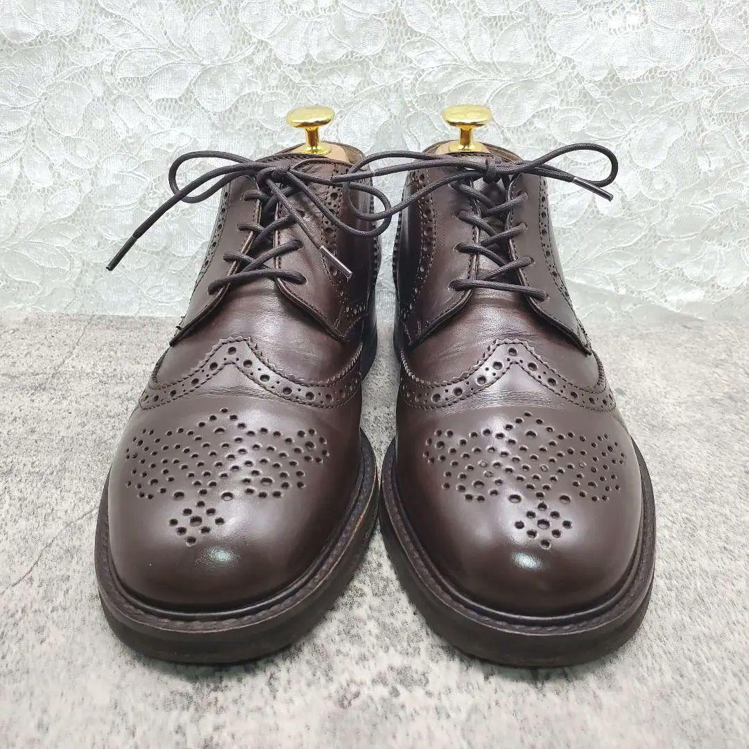 ✨ドリスヴァンノッテン✨ ブローグシューズ 23.5cm 濃茶 イタリア製 本革