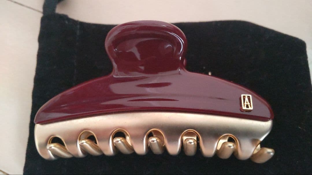 最終お値下げ☆ALEXANDRE ヘアクリップ S.M2個セット ボルドー