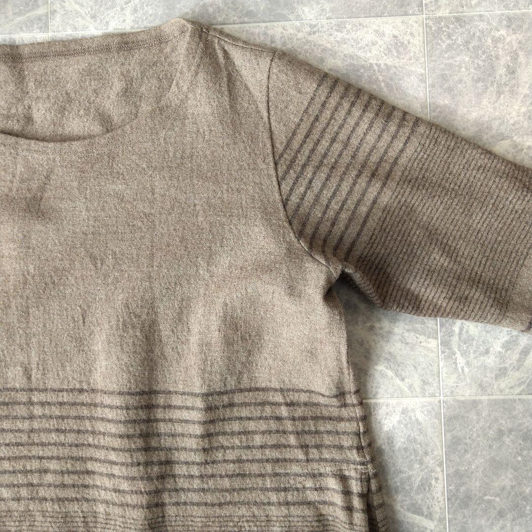 028 リピート割 登美 群言堂 石見銀山 ウール ニット チュニック