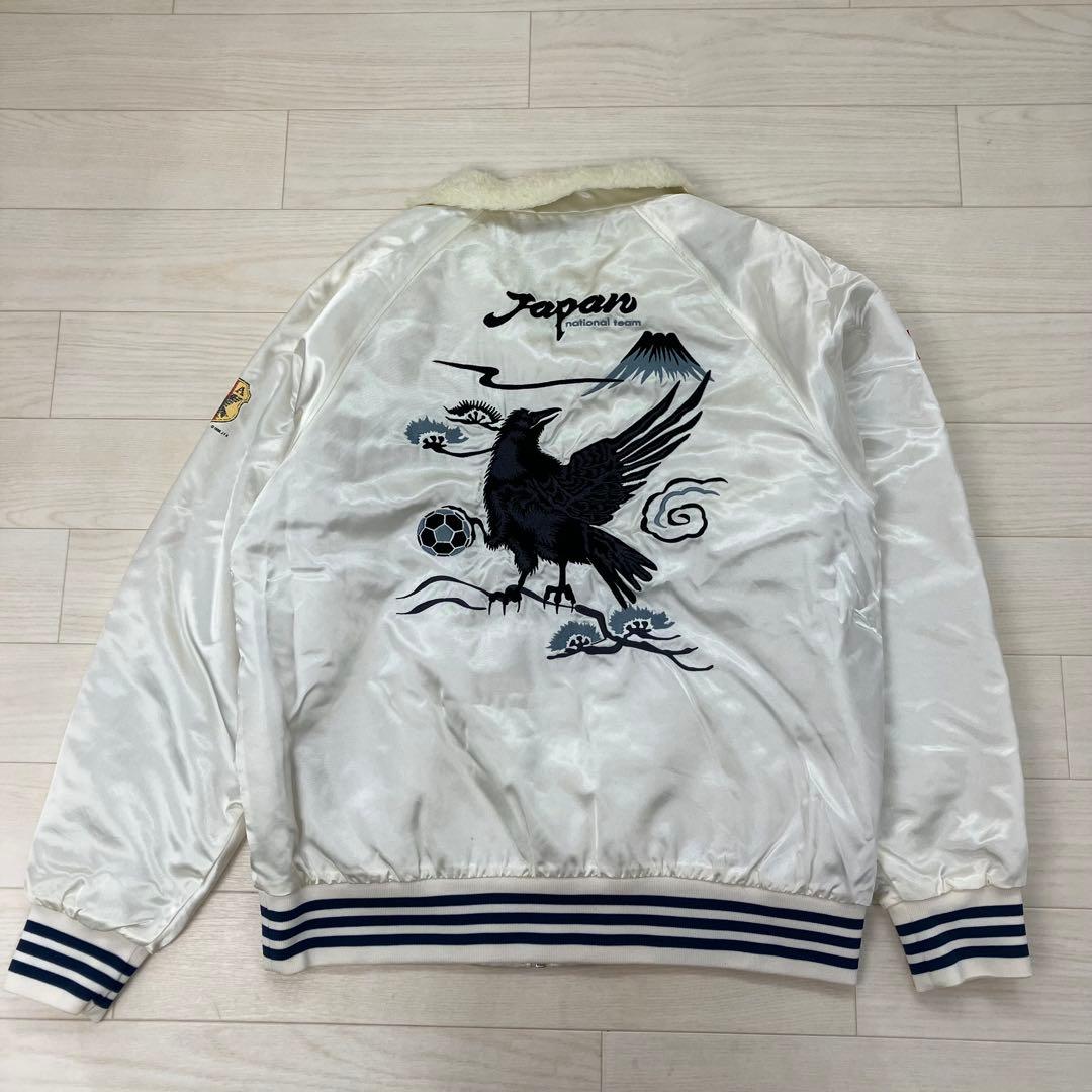adidas アディダス JFA サッカー日本代表 スカジャン L