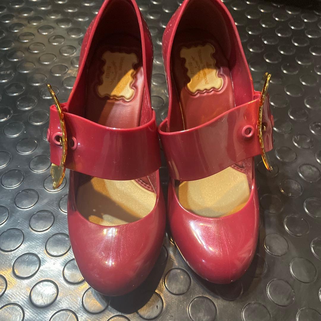 ヴィヴィアンウエストウッド×Melissa / テンプテーション EU375赤