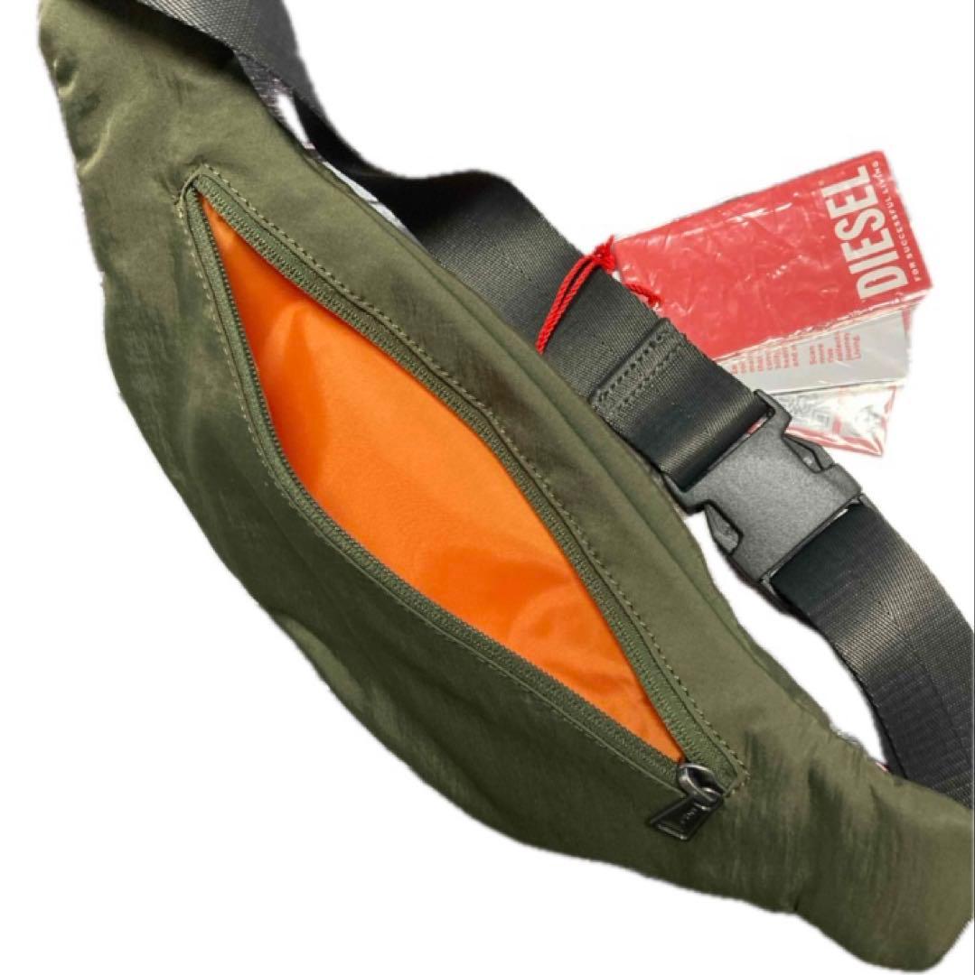 DIESEL ディーゼル ボディバック X09372 カーキ 未使用品