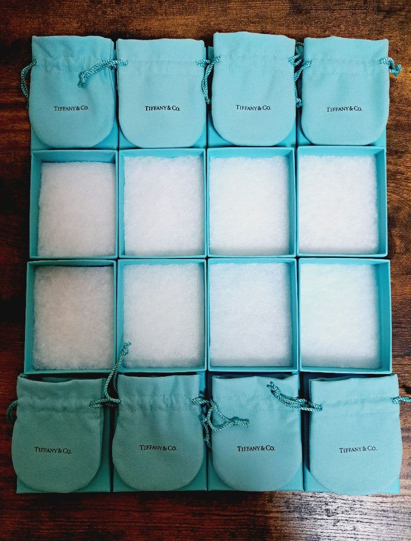 ティファニー 空箱① 巾着 8セット 現行品