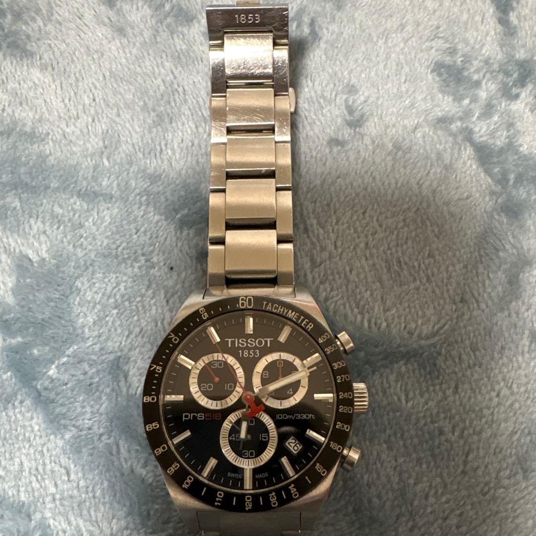 TISSOT prs516 ブラック 100m防水