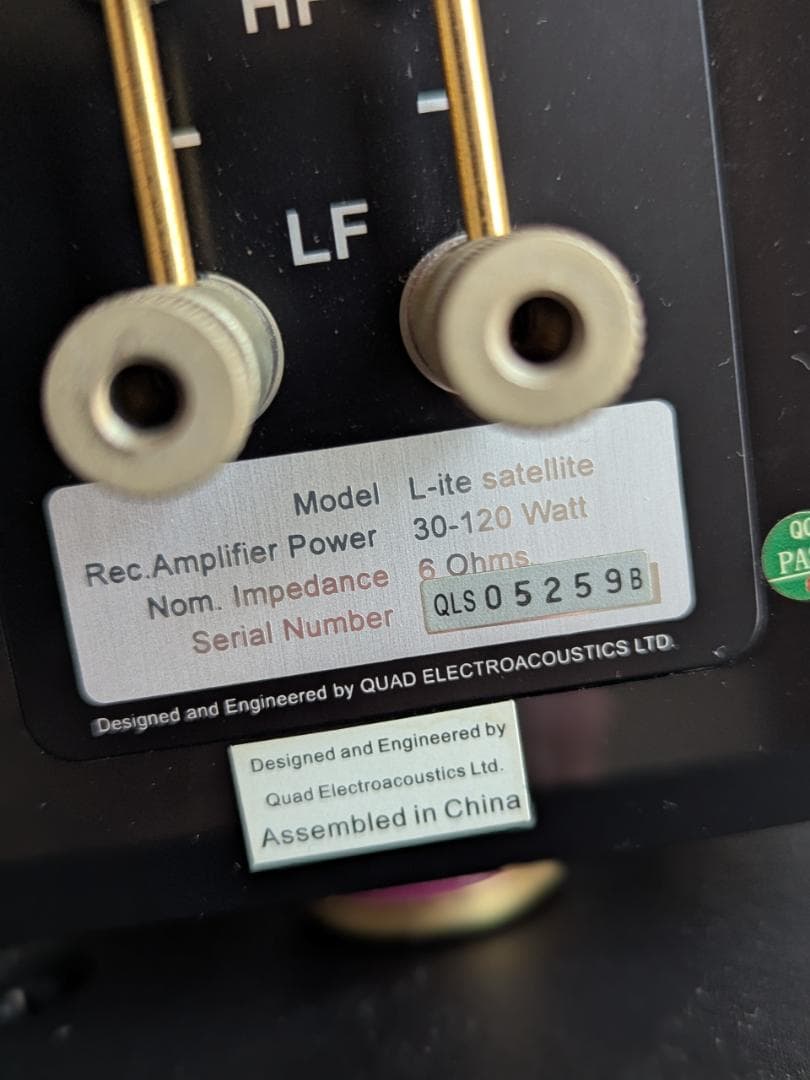 QUAD L-ite Satellite スピーカー（ペア）