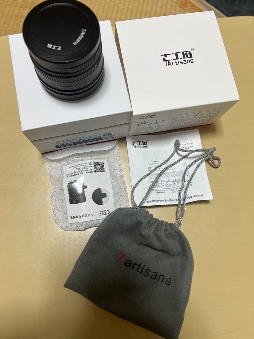 7Artisans APS-C 35mm F1.4レンズ