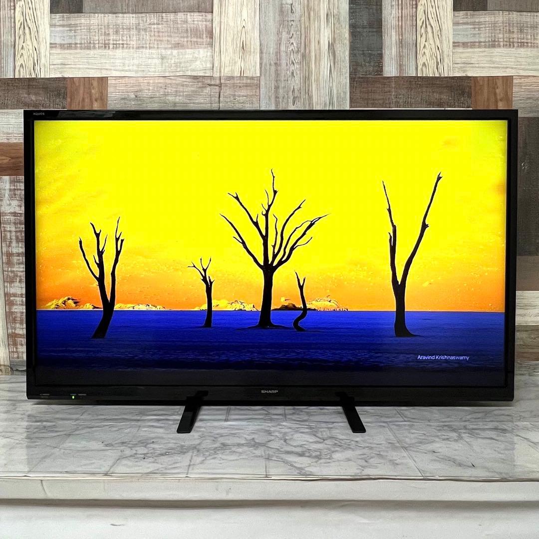 即日受渡❣️全国送料込シャープ AQUOS 40型液晶テレビ　裏番組録画対応
