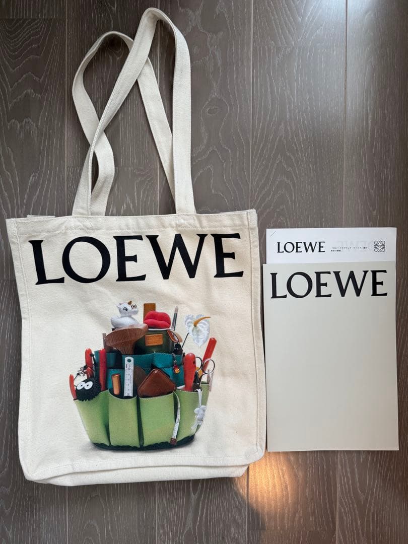 ロエベ　クラブテッドワールド　ノベルティ　トート　loewe