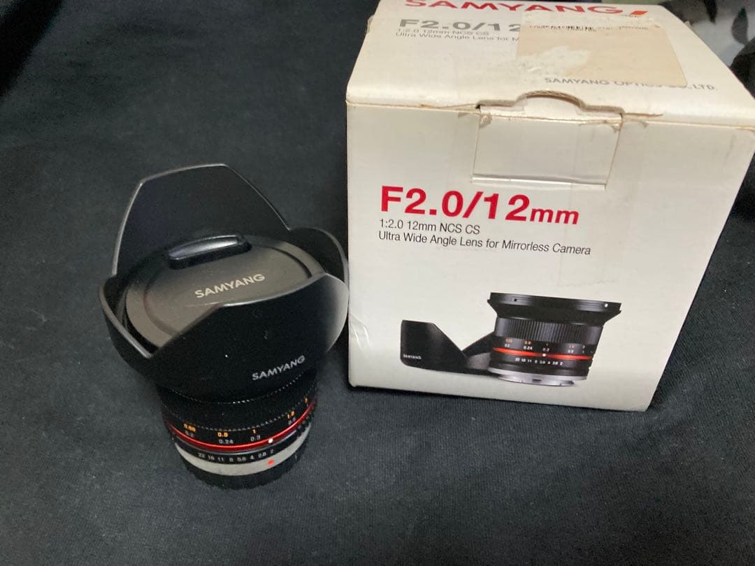 Samyang F2.0/12mm 超広角レンズNCS CS ブラック